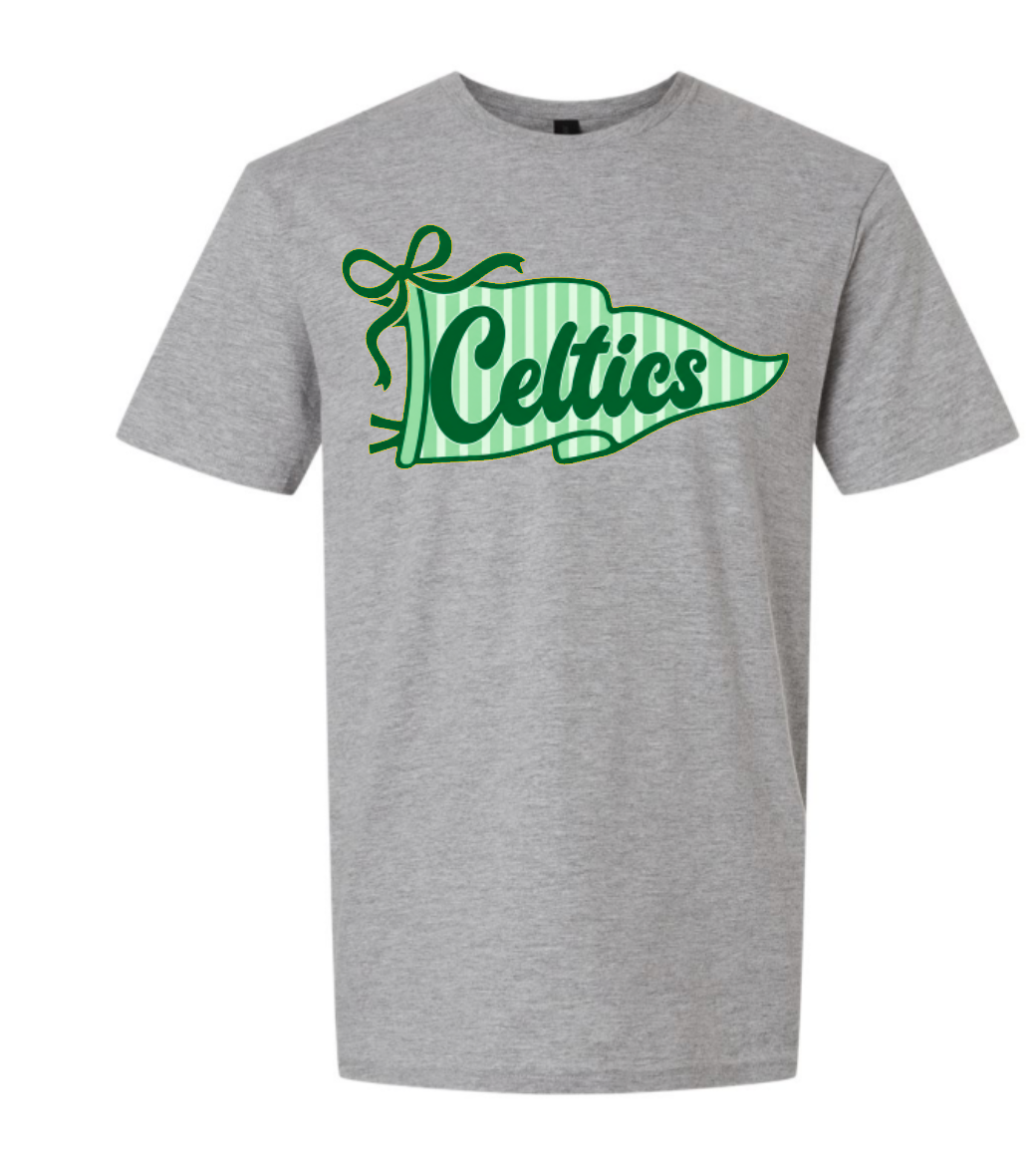2026 Women's Club T Celtics Flag T shirt 4 colors available