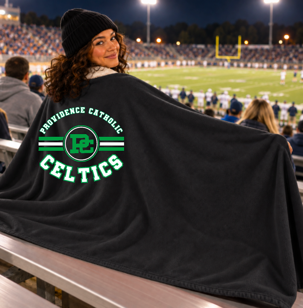 Custom School Spirit Stadium Blanket – Personalized Football or School Design