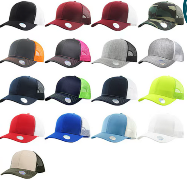 Design your own hat with a custom saying or logo on a leather patch
