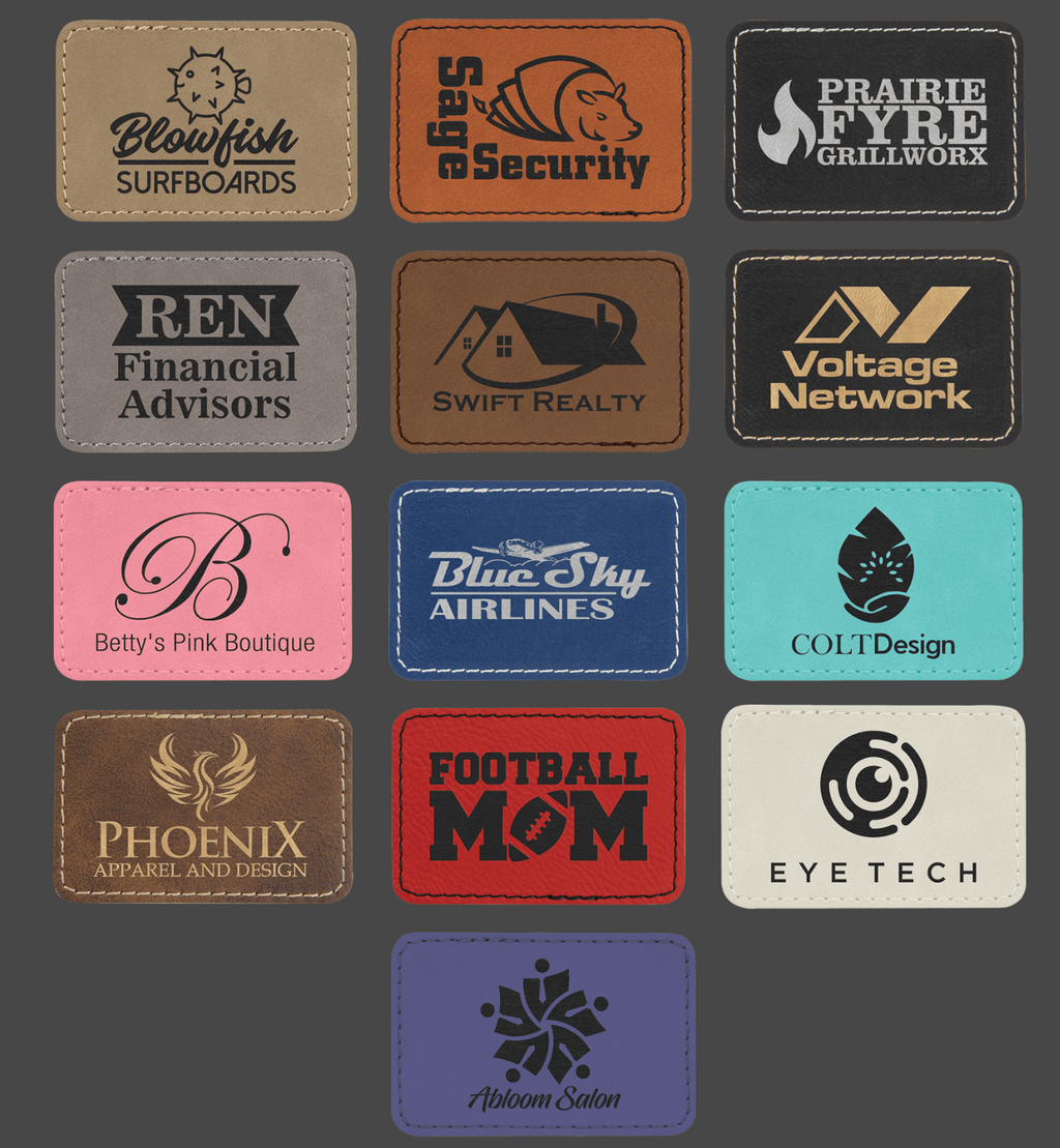 Design your own hat with a custom saying or logo on a leather patch