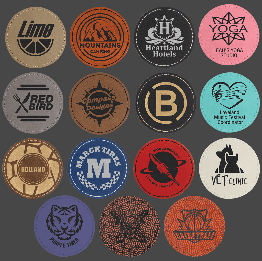 Design your own hat with a custom saying or logo on a leather patch