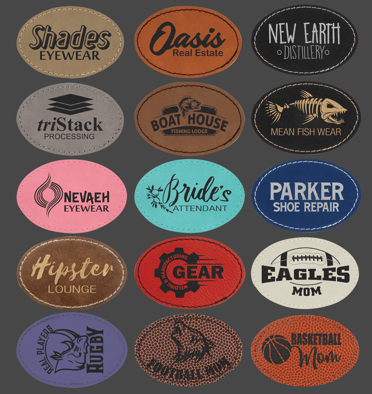 Design your own hat with a custom saying or logo on a leather patch