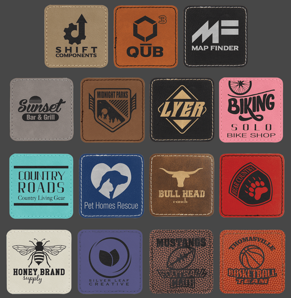 Design your own hat with a custom saying or logo on a leather patch