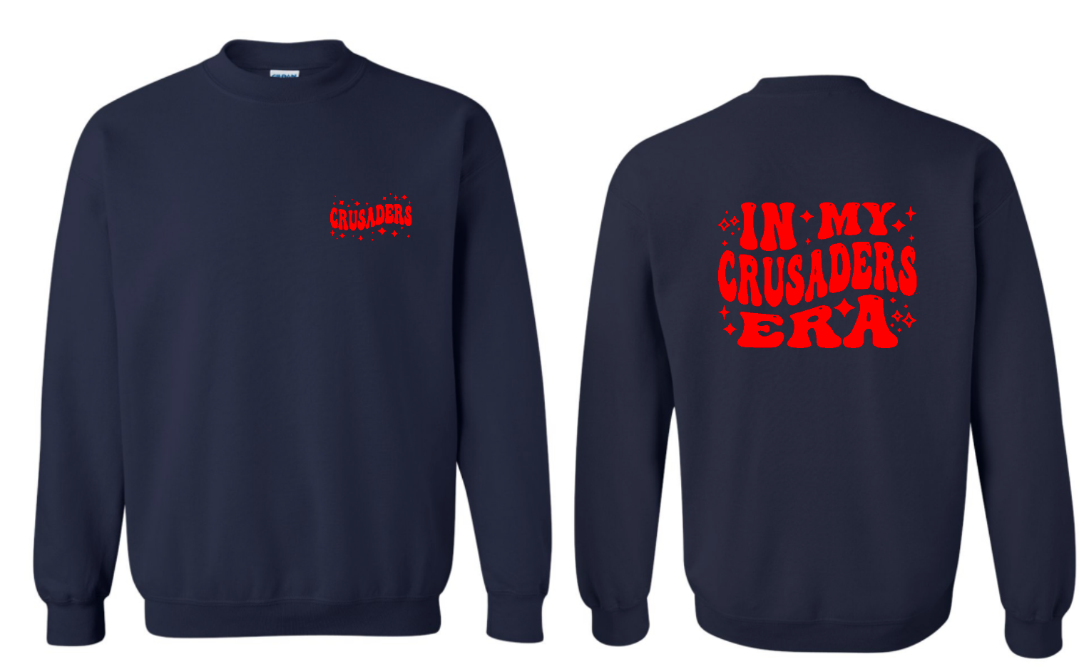 In my Crusaders Era Sweatshirt (crewneck or hooded) Glitter Available
