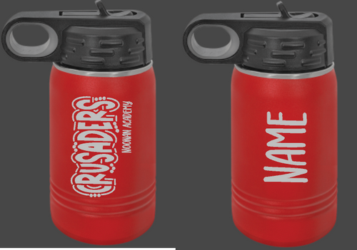 12 oz Crusaders Personalized Water bottle Options-Perfect for little hands!