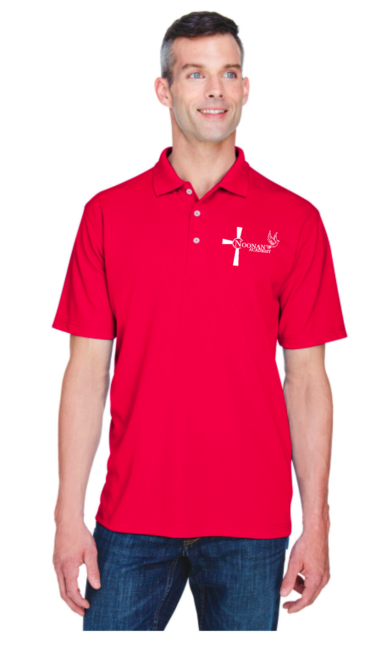 Noonan Academy Men's (unisex) Embroidered Polo - Choose from 3 colors