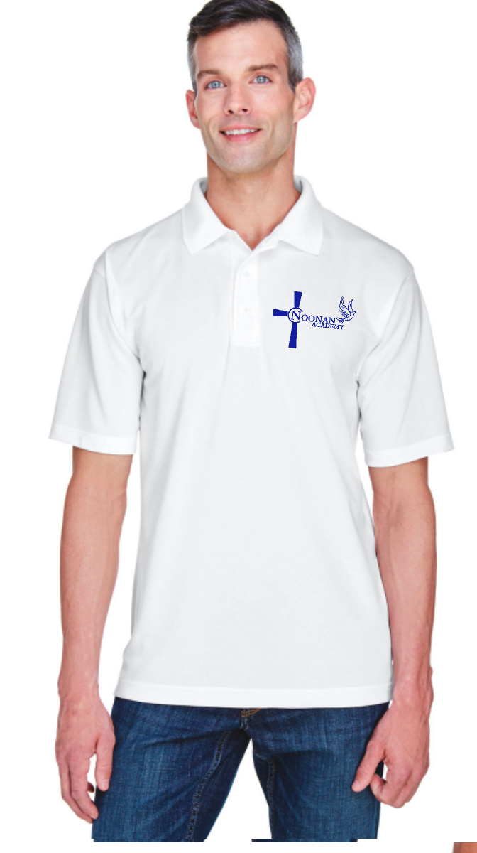 Noonan Academy Men's (unisex) Embroidered Polo - Choose from 3 colors