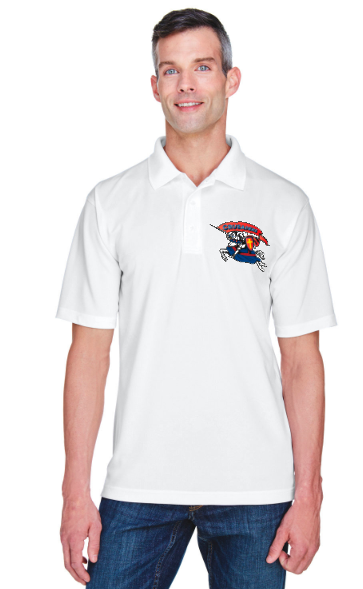 Noonan Academy Men's (unisex) Crusaders Logo Polo - Choose from 3 colors