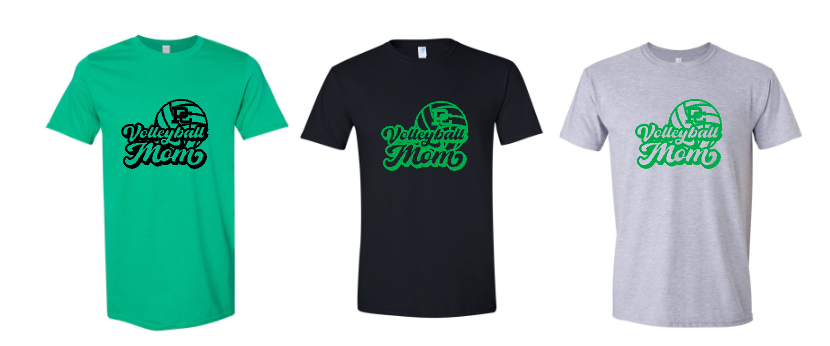 PCHS Volleyball Mom Personalized T shirt