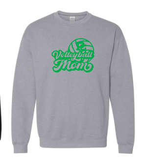 PCHS Volleyball Mom Sweatshirt Crewneck