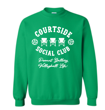 PCHS Volleyball Courtside Social Club Personalized Sweatshirt
