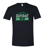 Design #6 PCHS Celtics Softball T shirt Available in 3 different colors