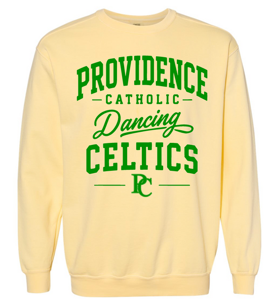 Providence Dancing Celtics Comfort Colors Crewneck Sweatshirt
