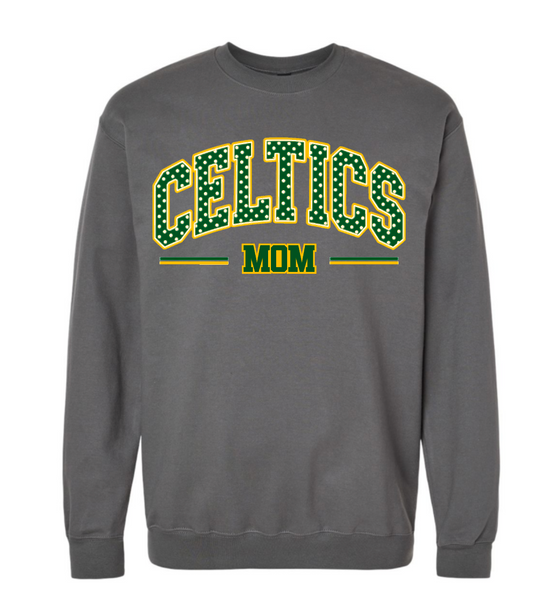 NEW 2026 Celtics Personalized Mom, Grandma, Aunt, Sister Polka dot Sweatshirt