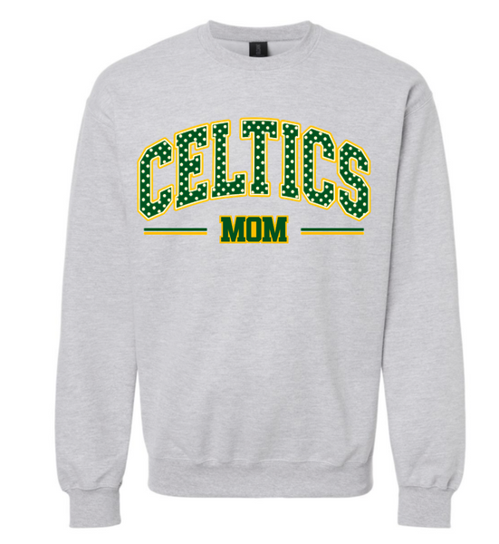 NEW 2026 Celtics Personalized Mom, Grandma, Aunt, Sister Polka dot Sweatshirt