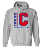 C Crusaders Gray Sweatshirt (hooded or crewneck)