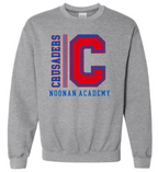 C Crusaders Gray Sweatshirt (hooded or crewneck)