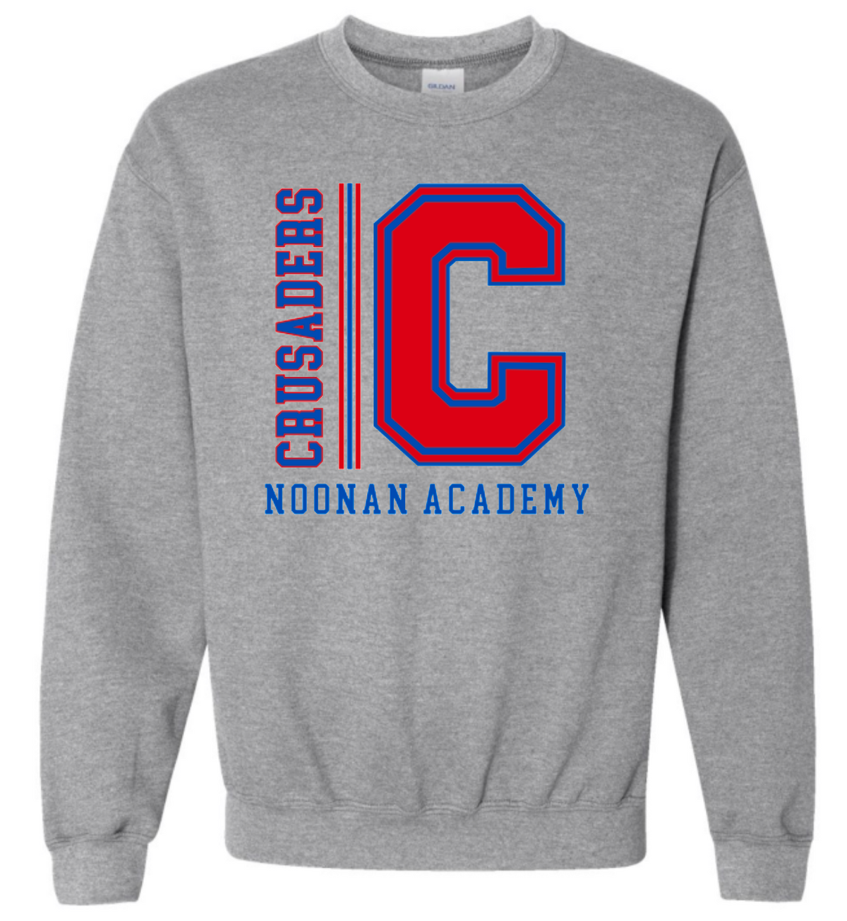 C Crusaders Gray Sweatshirt (hooded or crewneck)