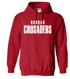 Noonan Crusaders Distressed Logo Sweatshirt (hooded or crewneck)