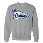 Crusaders Blue Striped Flag Sweatshirt (hooded or crewneck)