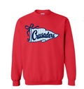 Crusaders Blue Striped Flag Sweatshirt (hooded or crewneck)