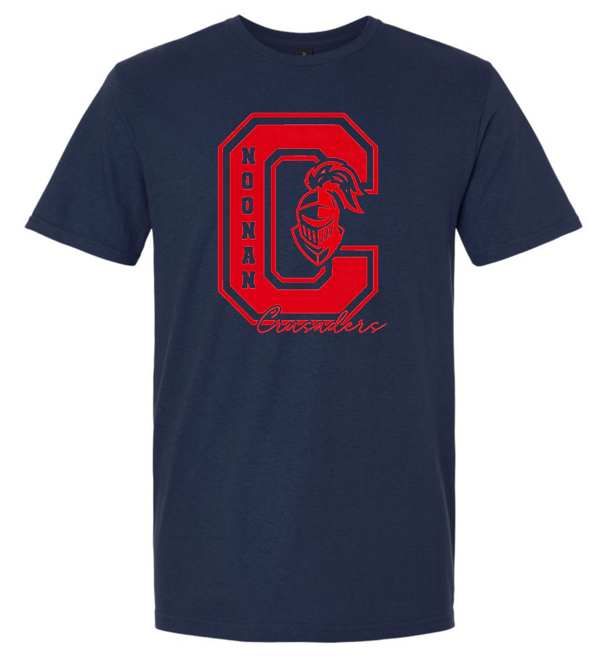 Crusaders letter C Spirit Shirt Choose Gray or Navy