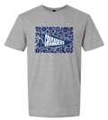 Crusaders Floral Flag Spirit Shirt Choose Red or Gray
