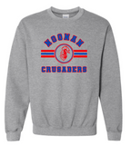 New Noonan Crusaders Spirit Wear Gray Sweatshirt (hooded or crewneck)