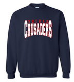 Distressed Noonan Academy Crusaders Sweatshirt (hooded or crewneck)