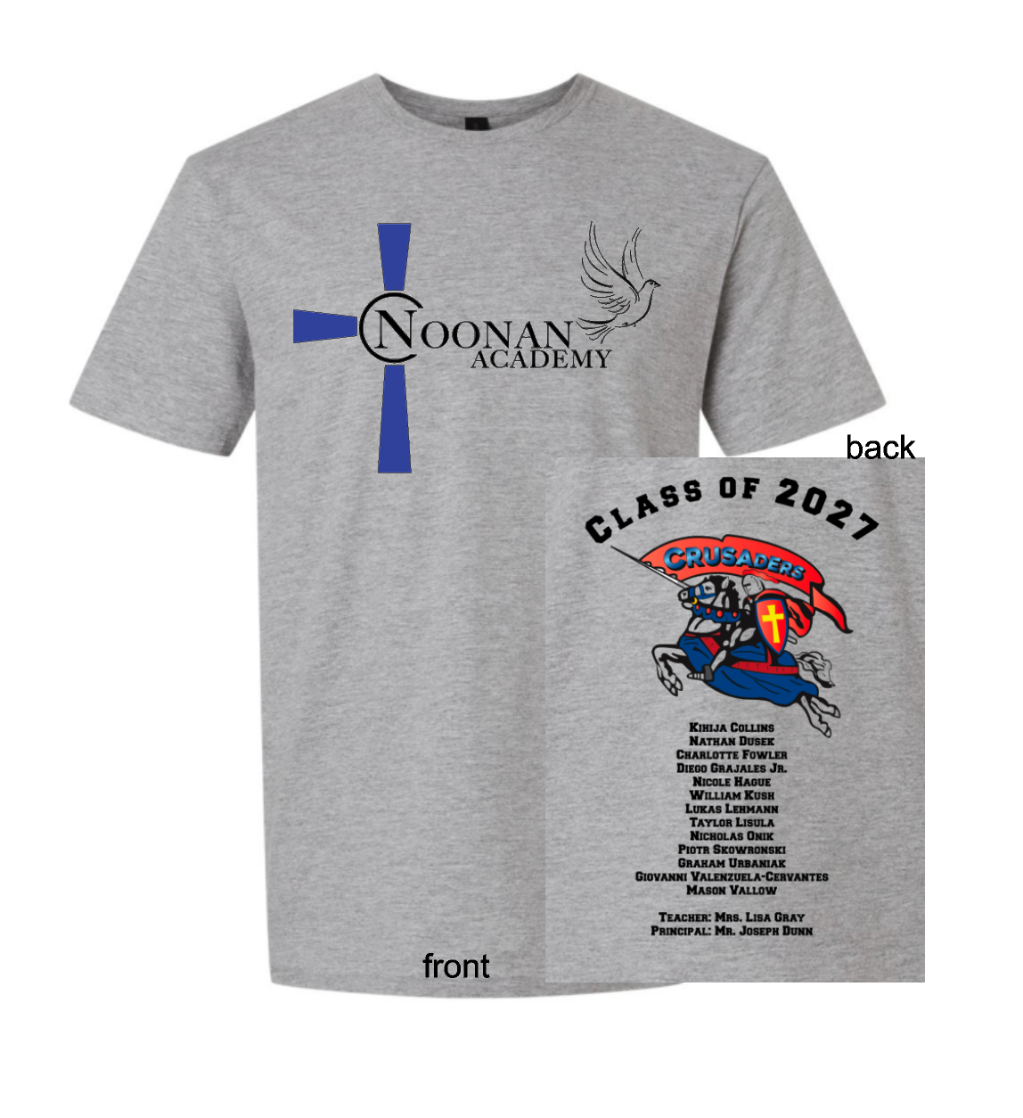Class of 2027 Noonan T Shirt