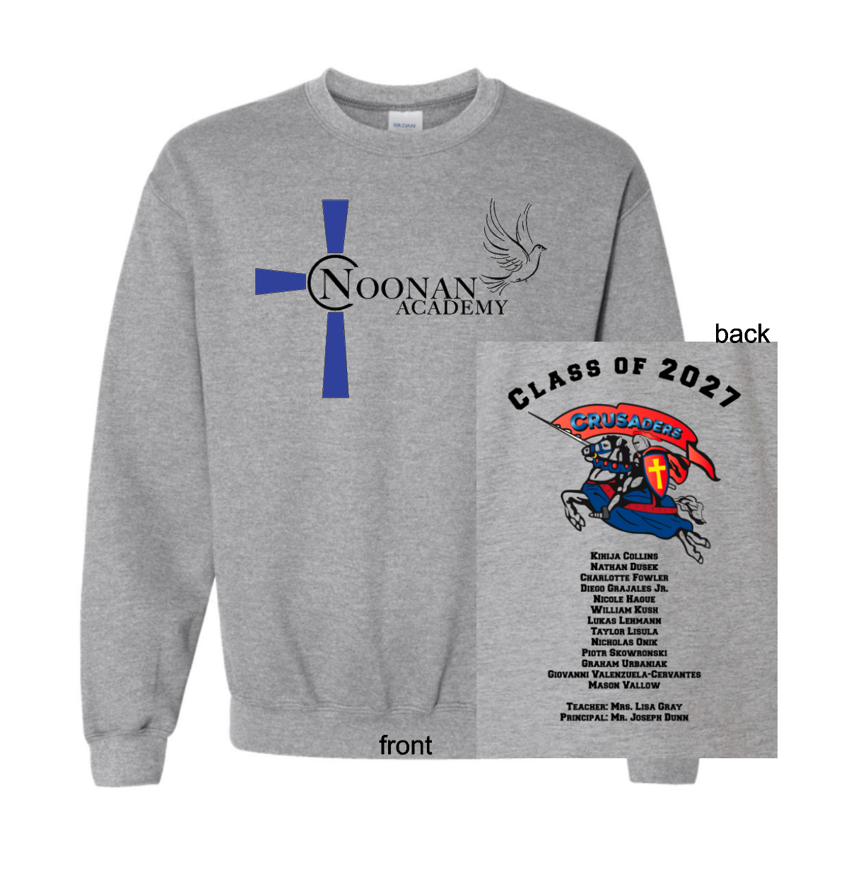 Class of 2027 Noonan Crewneck Sweatshirt