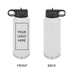 Personalized School Logo Water Bottle | 32 oz Engraved