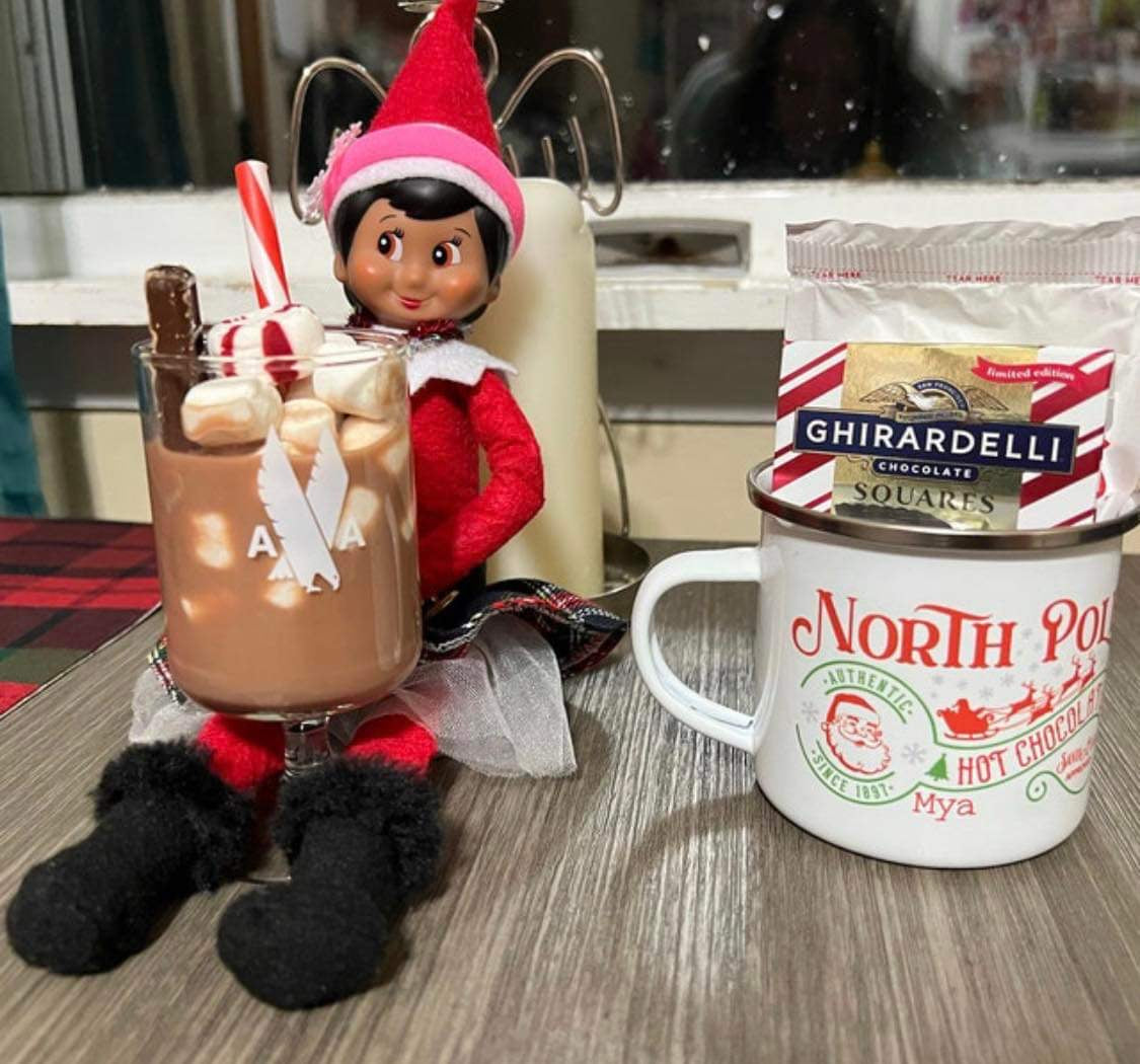 North Pole Hot Chocolate Santa Claus Approved Personalized Camp Mug