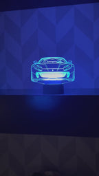 Custom Personalized LED acrylic light for room or dorm