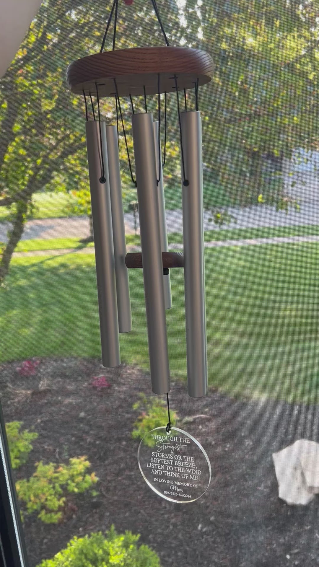 Personalized Memorial Wind chime