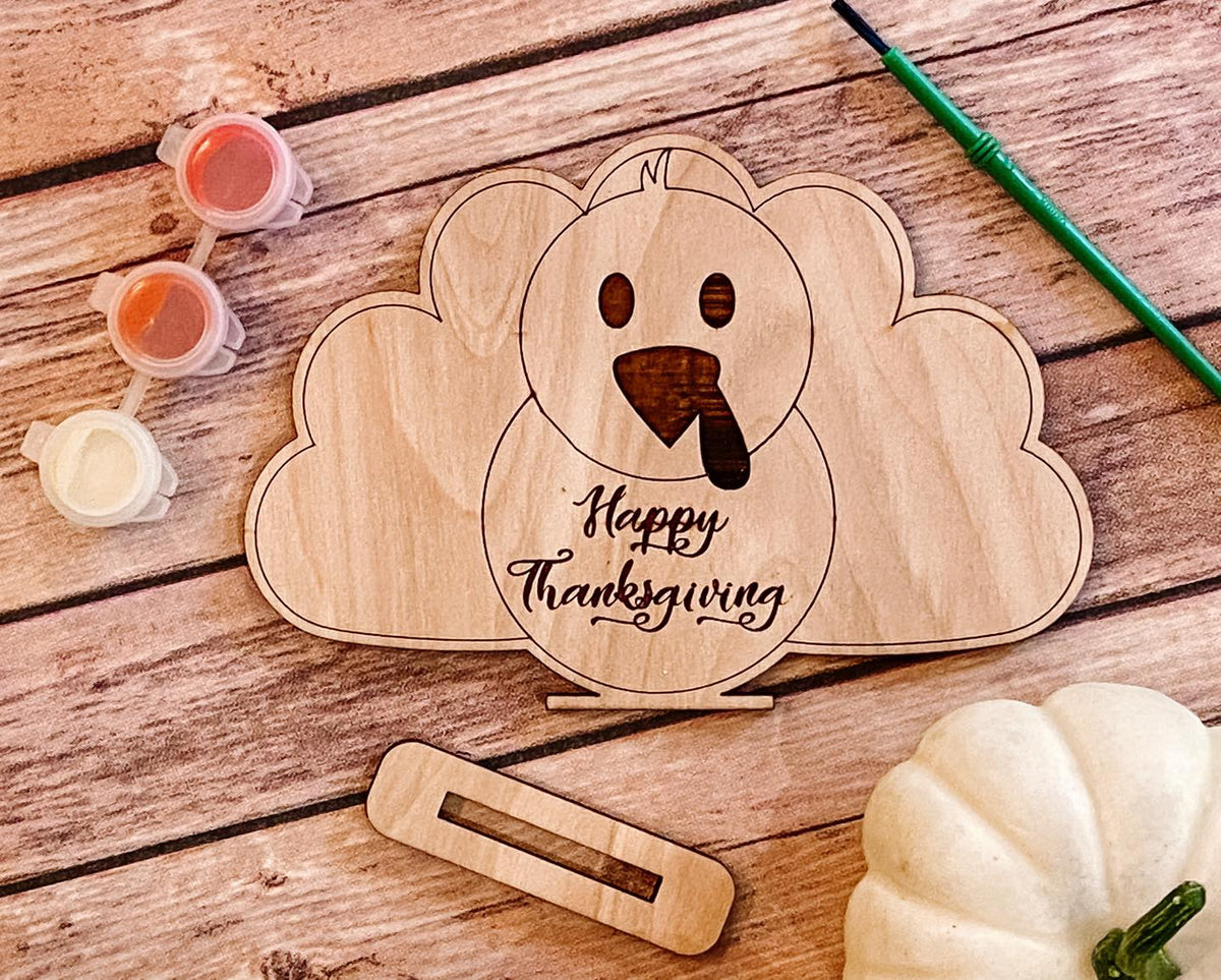 Thanksgiving DIY Paint Kits Turkey