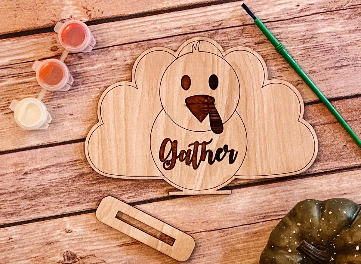 Thanksgiving DIY Paint Kits Turkey