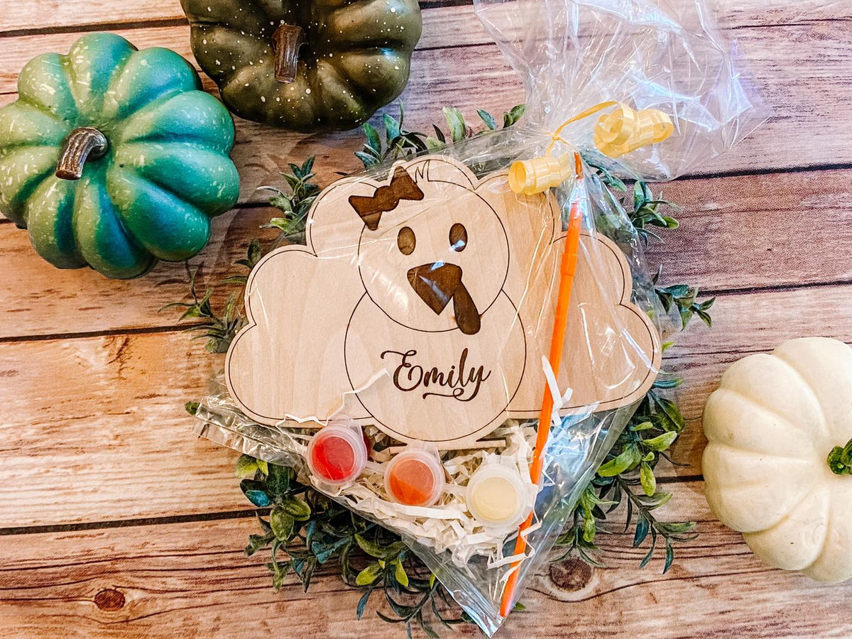 Thanksgiving DIY Paint Kits Turkey