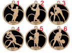Personalized Boys Tennis Ornament Pick from 6 designs