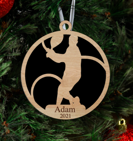 Personalized Boys Tennis Ornament Pick from 6 designs