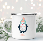 Winter Animals Christmas Personalized Camp Mugs
