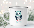 Winter Animals Christmas Personalized Camp Mugs