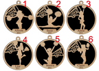 Personalized Cheerleading Ornament Pick from 6 designs