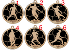 Personalized Boys Soccer Ornament Pick from 6 designs