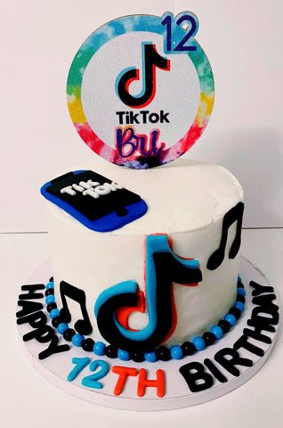 Personalized TikTok Cake Topper
