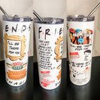 Friends TV Show Inspired Skinny Tumblers