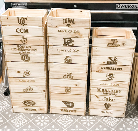 Custom Graduation Crate