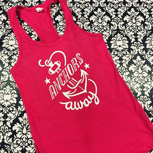 Anchors Away Cruise Custom Tank Top