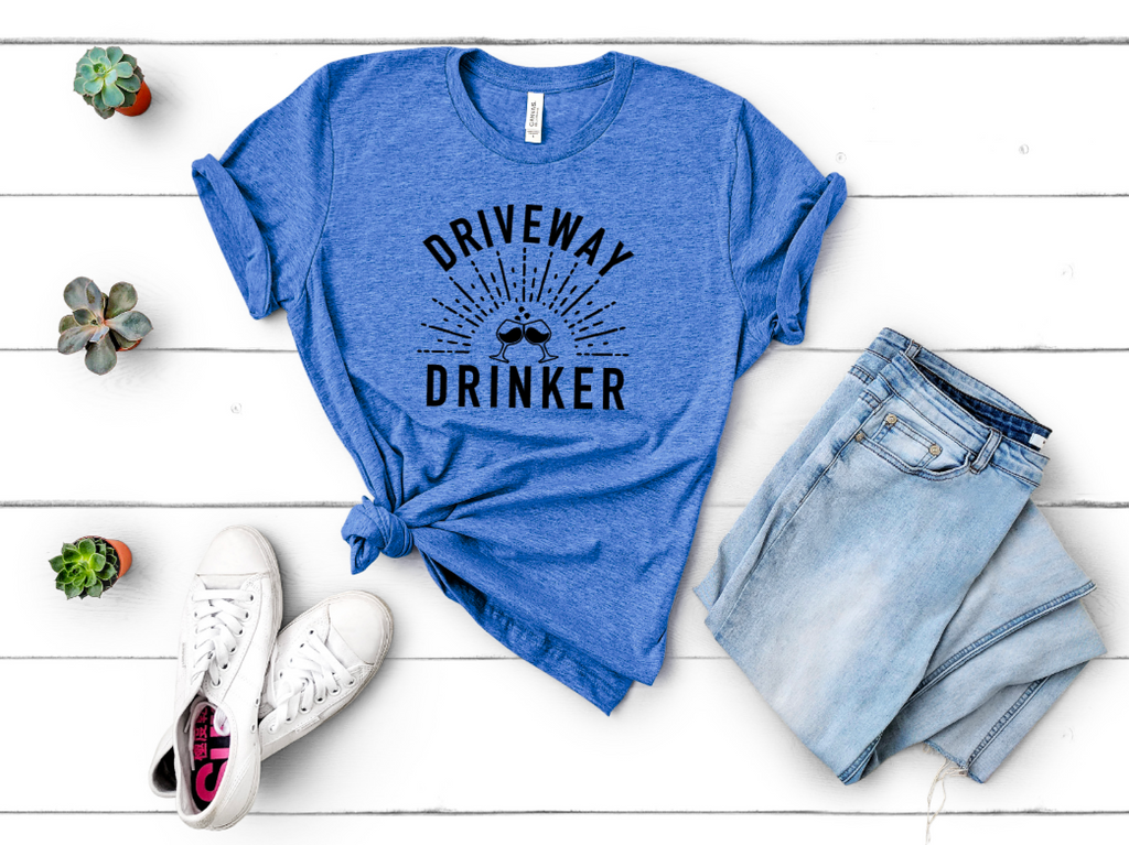 Driveway Drinking Wine Shirt