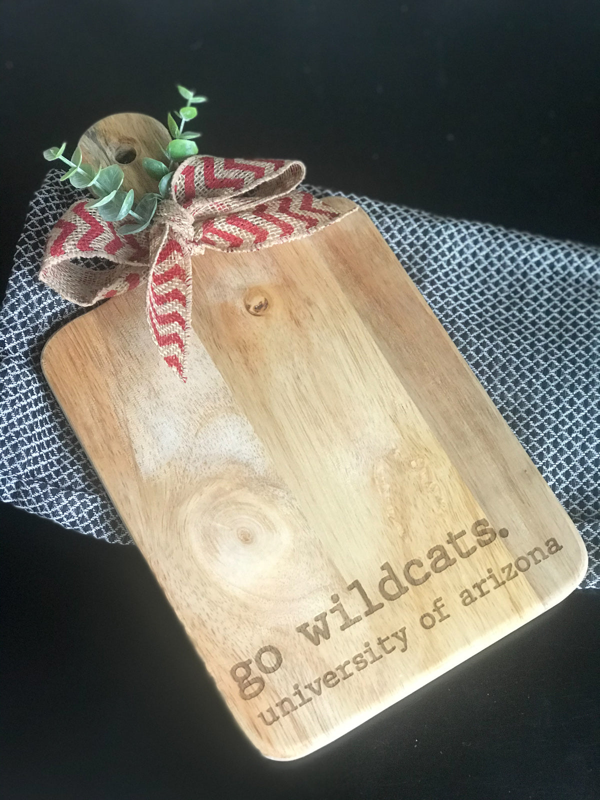 Custom School Spirit Wood Bread Boards